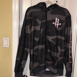 Men sweat shirt hoodie large safari print